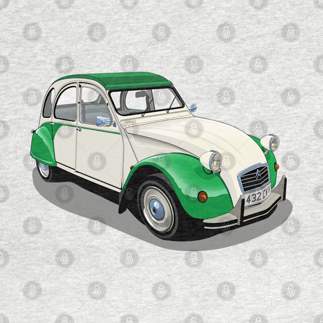 Citroen 2CV Dolly in Green by candcretro